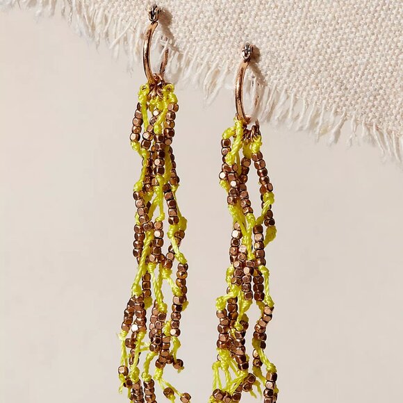 Badlands Dangle Earrings Yellow / Gold - Picture 1 of 2